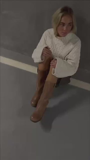 COPENHAGEN SHOES MAY I FLY Long boot 125 TAN
