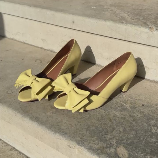 COPENHAGEN SHOES ANGIA Stilettos 0085 LT YELLOW