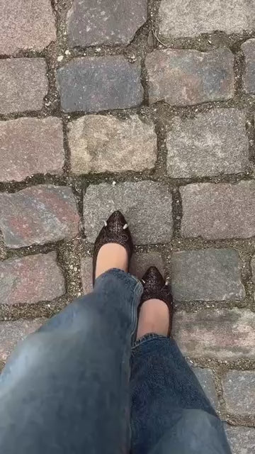COPENHAGEN SHOES ON MY LOVE Ballerinas 0241 COGNAC