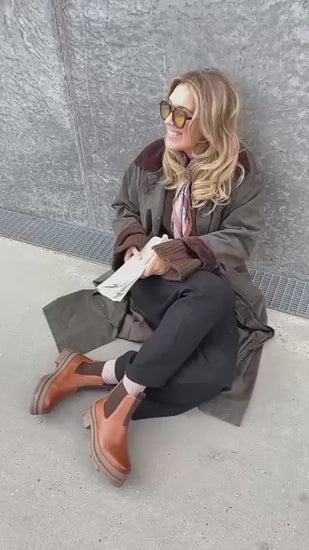 COPENHAGEN SHOES YOU AND ME LOW Stiefel 0241 COGNAC