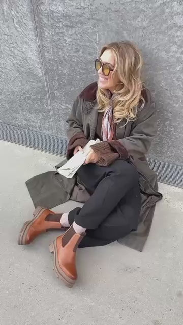 COPENHAGEN SHOES YOU AND ME LOW Stiefel 0241 COGNAC