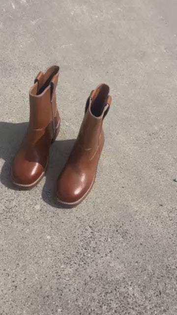 COPENHAGEN SHOES SAY MORE - BROWN/TAN Stiefel 125 TAN