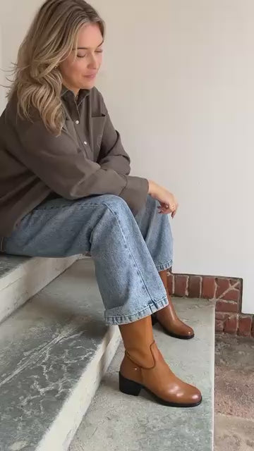 COPENHAGEN SHOES YOUR VIBE Stiefel 125 TAN