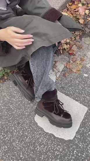 COPENHAGEN SHOES NATURE LIVING Stiefel 004 Dark brown