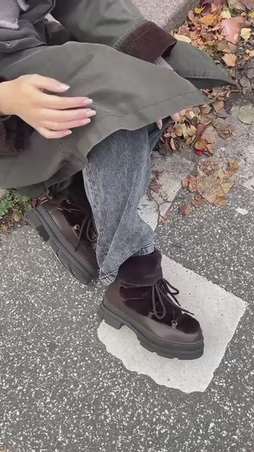 COPENHAGEN SHOES NATURE LIVING Stiefel 004 Dark brown