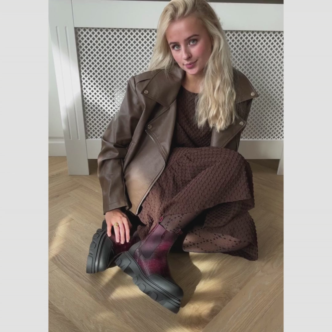 COPENHAGEN SHOES DAY BY DAY Stiefel 181 Bordeaux