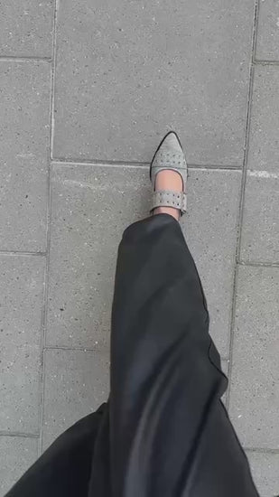COPENHAGEN SHOES PASSION MOVE-DENIM Ballerinas 0028 GREY