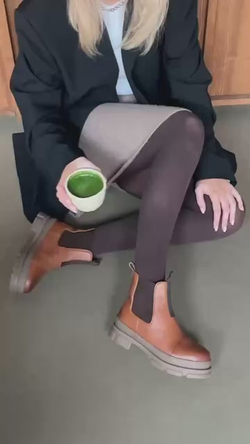 COPENHAGEN SHOES YOU AND ME LOW Stiefel 0241 COGNAC