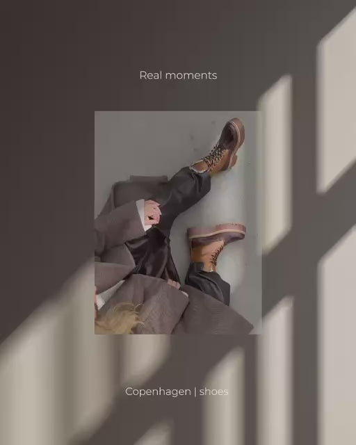 COPENHAGEN SHOES REAL MOMENTS Stiefel 907 BROWN/COGNAC