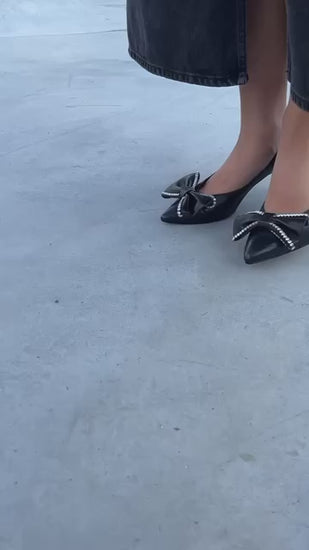 COPENHAGEN SHOES HER MOMENTS LEATHER Stilettos 0001 BLACK