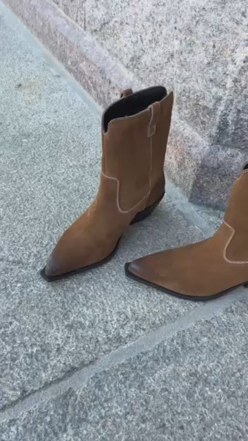 COPENHAGEN SHOES THE COUTURE WALK S. Stiefel 0134 TOBACCO