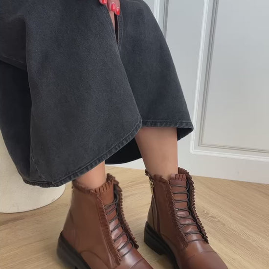 COPENHAGEN SHOES THE PRETTY COLLECTION Stiefel 0241 COGNAC