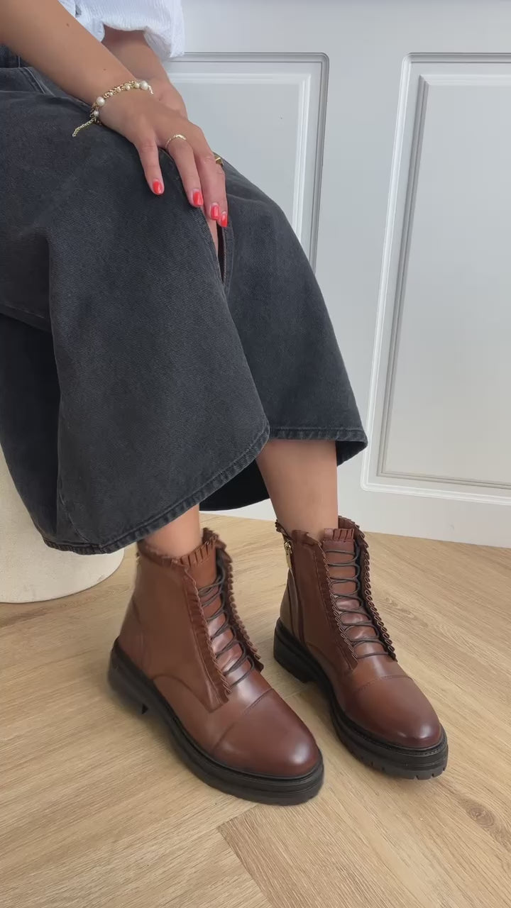 COPENHAGEN SHOES THE PRETTY COLLECTION Stiefel 0241 COGNAC