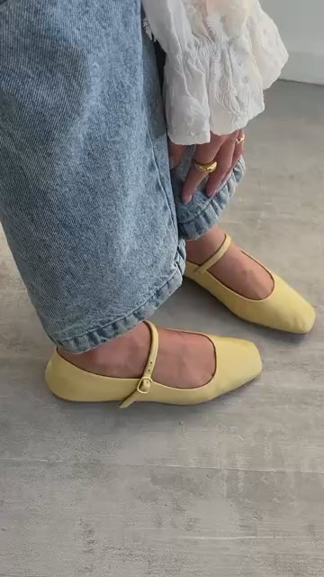 COPENHAGEN SHOES ALL FOR LOVE Ballerinas 5544 Sun Yellow