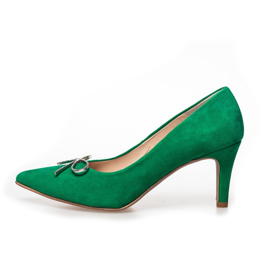 COPENHAGEN SHOES DANCE AND DIAMONDS Stilettos 451 GREEN JELLY BEAN