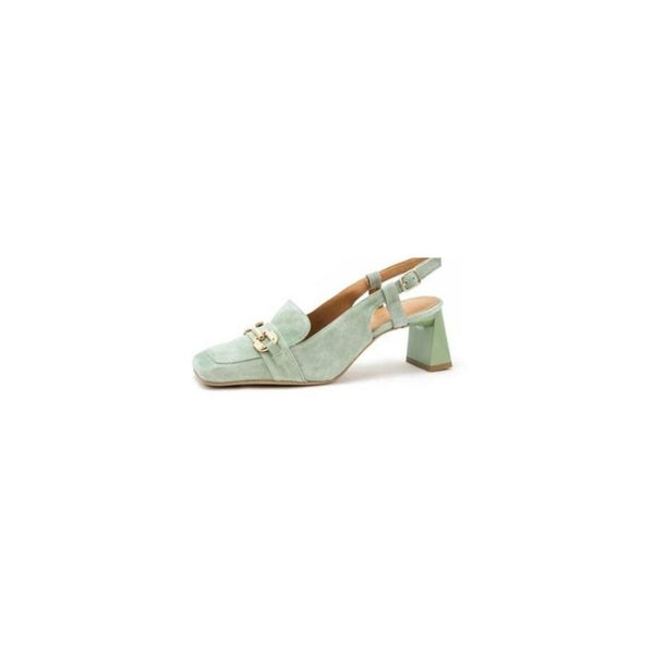 COPENHAGEN SHOES LIKE YOU - SUEDE Heels 0021 GREEN FOG
