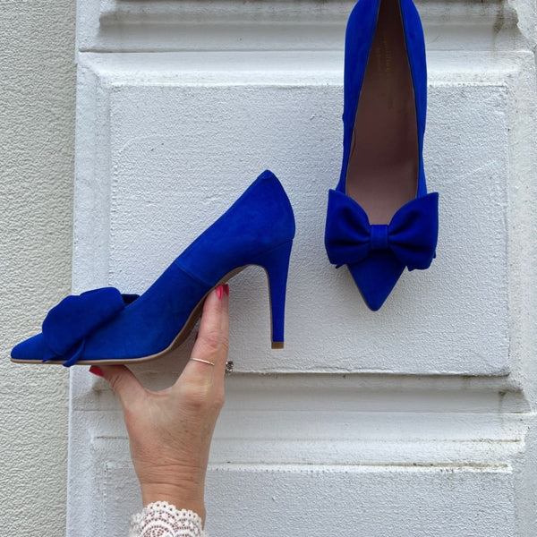 Copenhagen Shoes by Josefine Valentin MAITE 22 Heels 1202 ELECTRIC BLUE