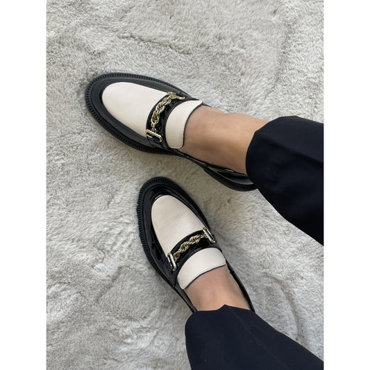 COPENHAGEN SHOES MY LIFE Loafer 00082 BONE (BEIGE)/BLACK