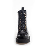 COPENHAGEN SHOES NEW ROCK PATENT Boot 2207 BLACK/GOLD