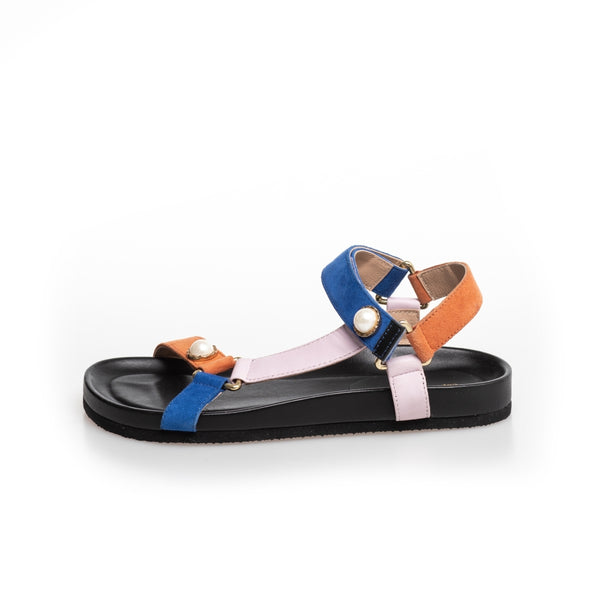 COPENHAGEN SHOES PEACE WITH PEARL 22 Sandal 01 Black Multi