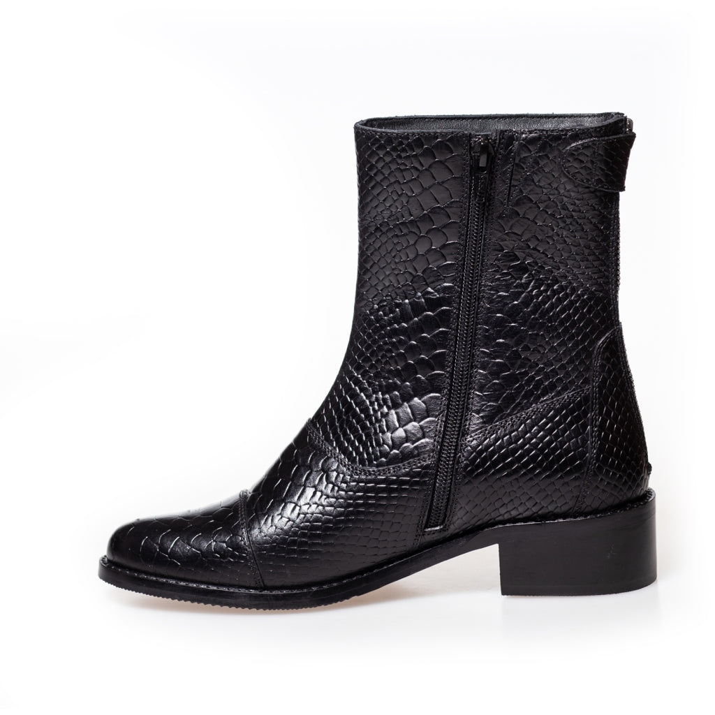 COPENHAGEN SHOES SHE Crocco Stiefel 001 Black