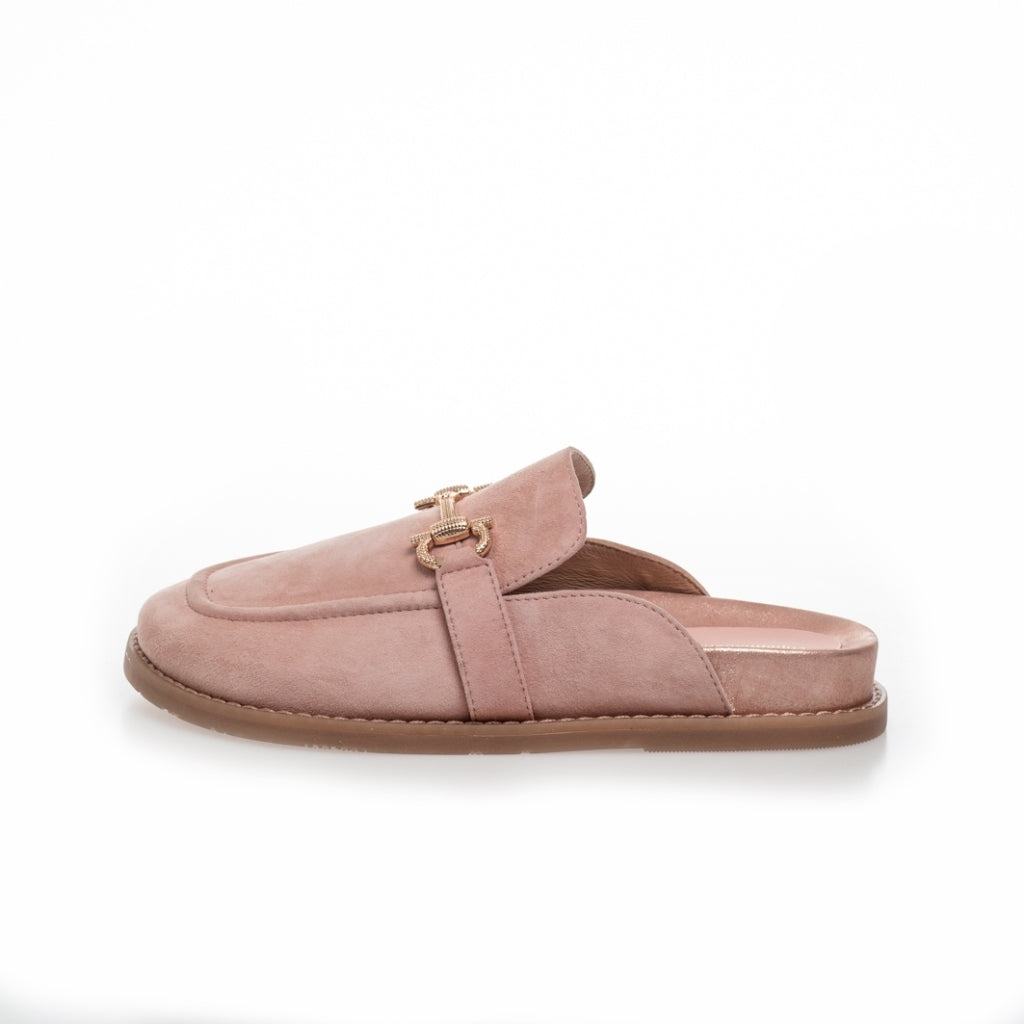 COPENHAGEN SHOES WHO I AM - SUEDE Mules 0300 PAPAYA